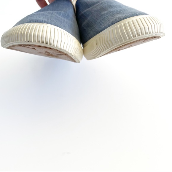 Roxy Women's Boat Shoes Slip On Blue Chambray Brayden Flats Surfer Beach Size 10 - Picture 11 of 16